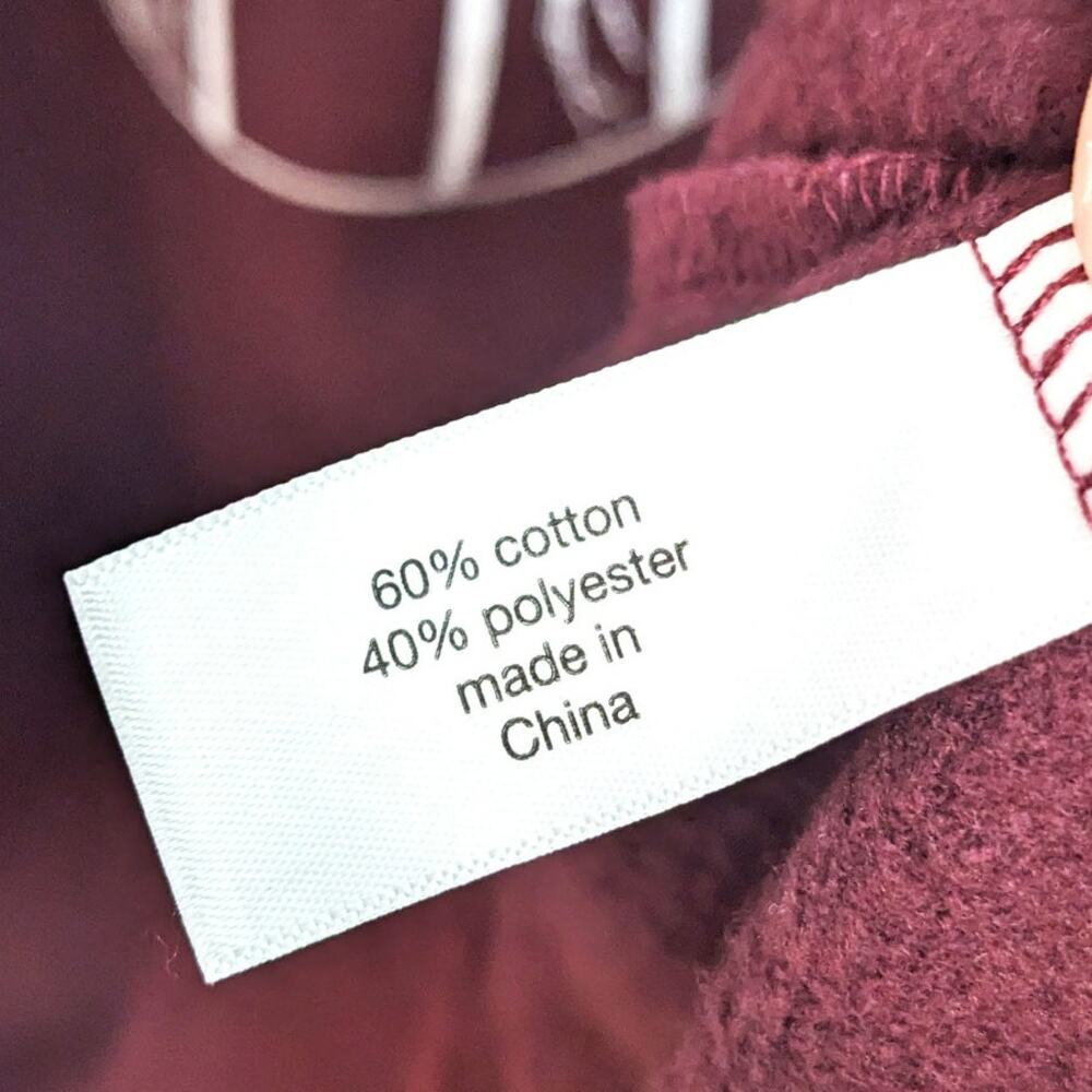 Lane Bryant Womens 26/28 4X Sweatshirt Stay Spooky Skeleton Maroon - Picture 5 of 6
